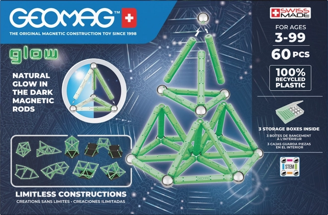 GEOMAG Glow 60 pièces
