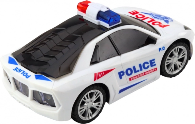 Voiture de police interactive avec lumières et sons