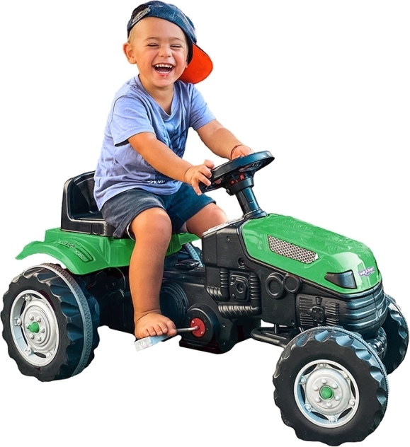 tracteur à pédales WOOPIE Farmer GoTrac avec roues silencieuses