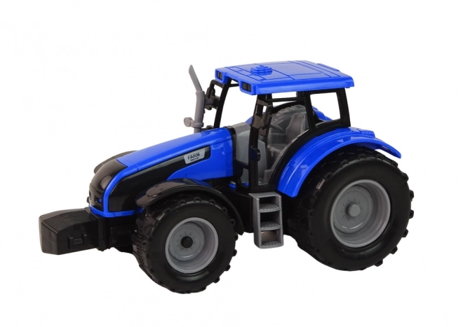 Tracteur interactif avec remorque - bleu