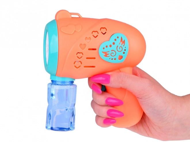 Pistolet à bulles coloré pour enfants