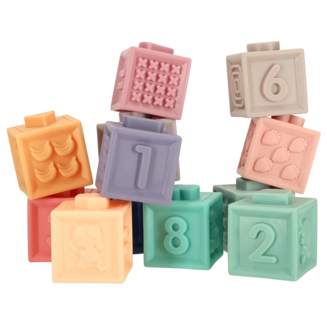 Puzzle éducatif coloré doux avec balles