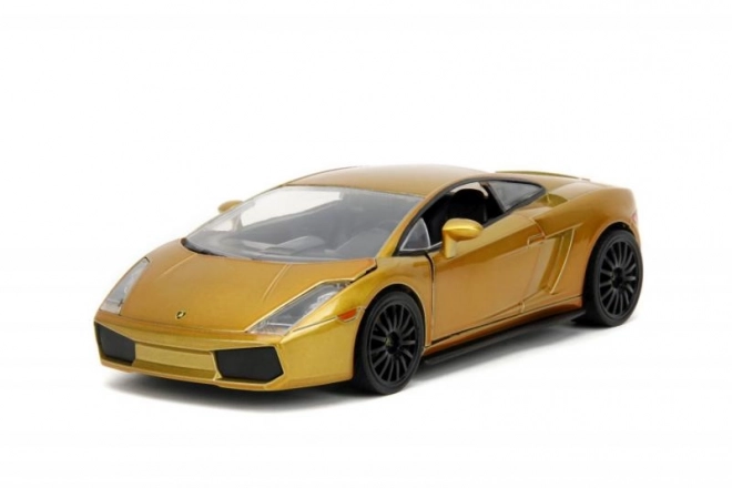 Modèle de voiture en métal Rapides et Dangereux Lamborghini Gallardo 1:24