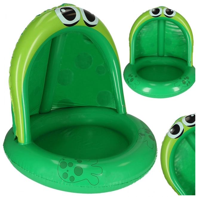 Piscine gonflable pour enfants avec auvent grenouille