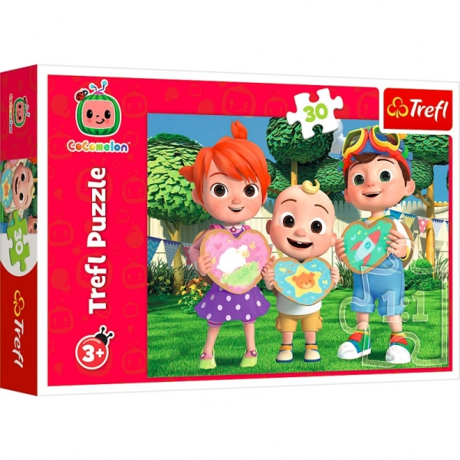 puzzle 30 pièces – Cocomelon : jouons ensemble (Trefl)