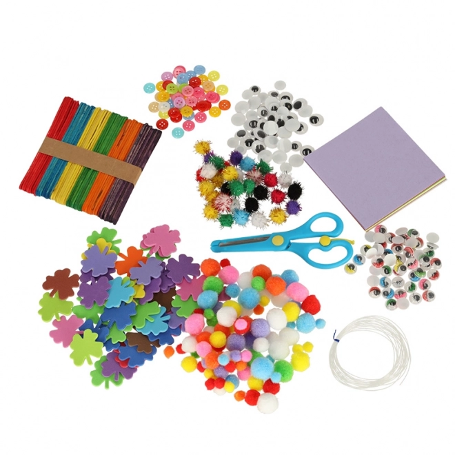 Kit créatif pour enfants - travaux manuels et art avec 1200 éléments