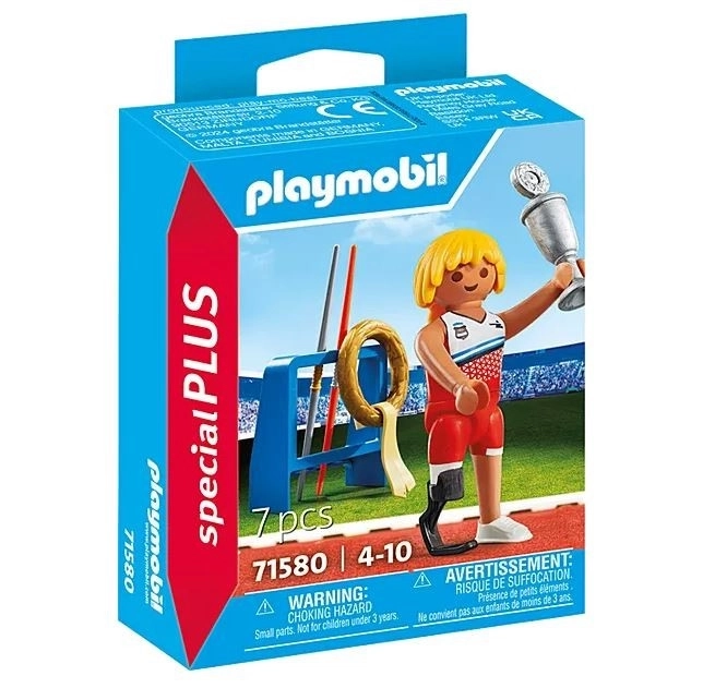 Compétiteur avec javelot - Playmobil Special Plus