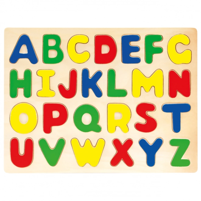 Bino Puzzle en bois à encastrer abécédaire