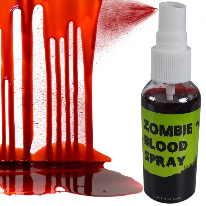 Spray d'Halloween avec faux sang