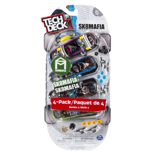 Tech Deck fingerboard jeu de quatre