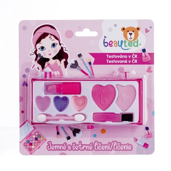 Coffret de maquillage pour enfants beauted sur palette sur carte 17x17x2cm