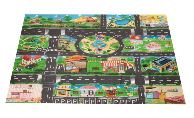 Tapis de jeu thermique pour enfants 130x100 cm - rue