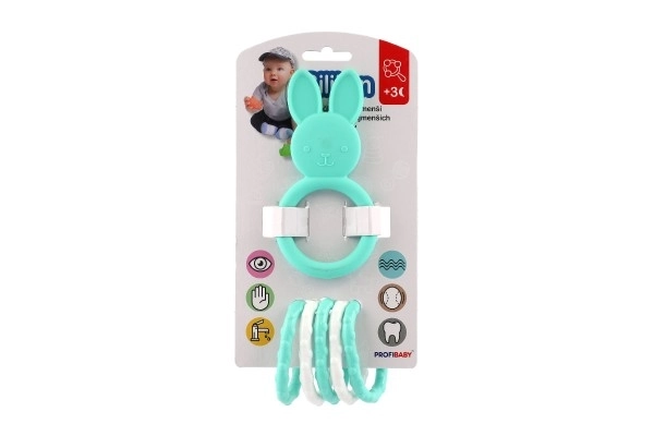 Jouet de dentition animal avec pendentifs
