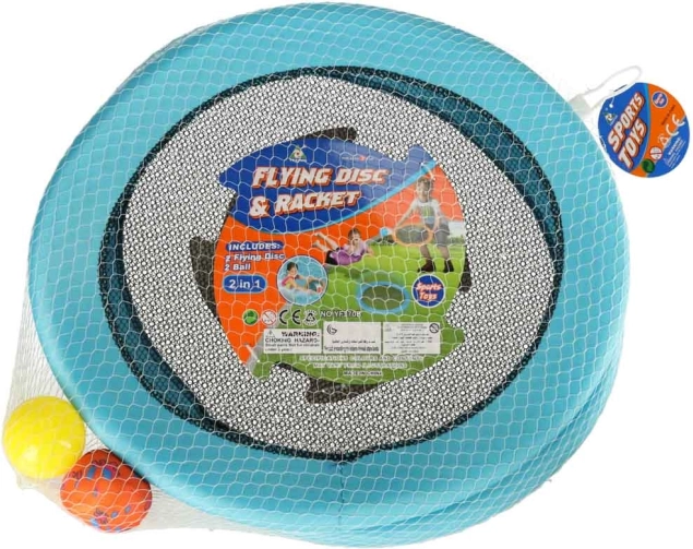Ensemble ludique de raquettes rondes avec balles