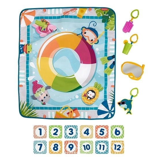 Tapis d’éveil Fisher Price à motif de piscine
