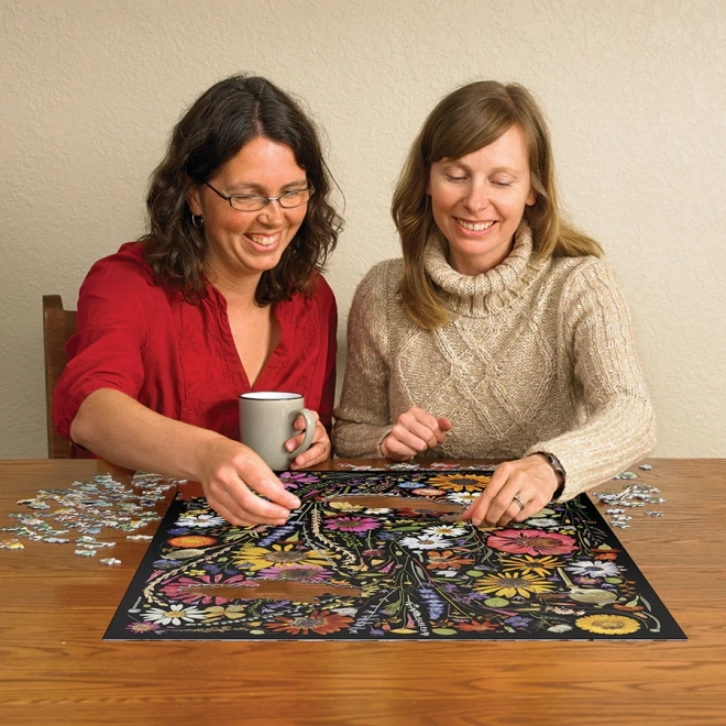 Cobble Hill Puzzle Fleurs Pressées: Bonheur 1000 Pièces