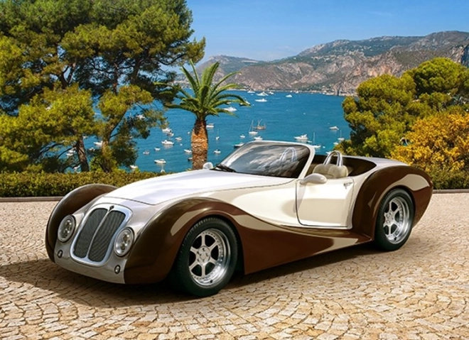 Puzzle 260 pièces Roadster sur la Riviera