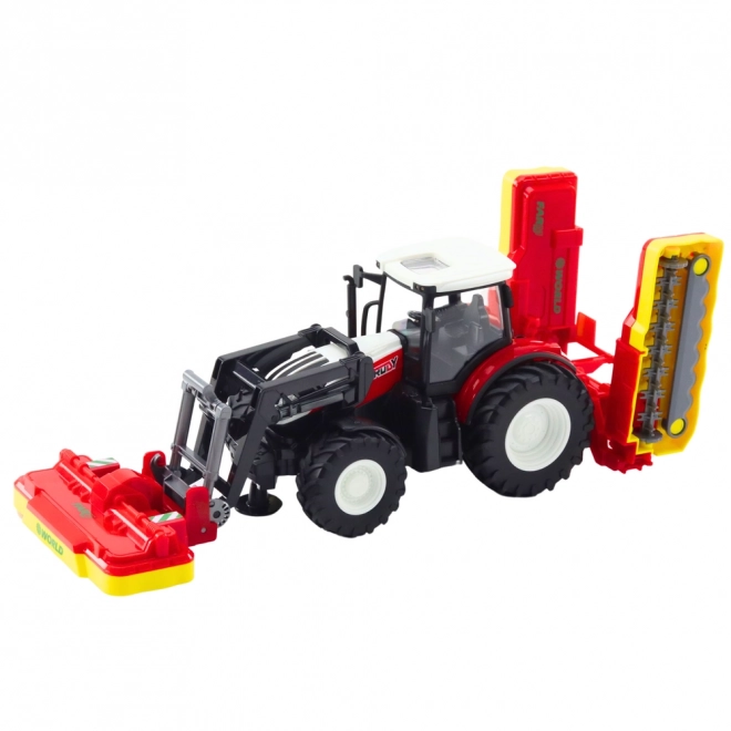 Tracteur télécommandé avec tondeuses à gazon