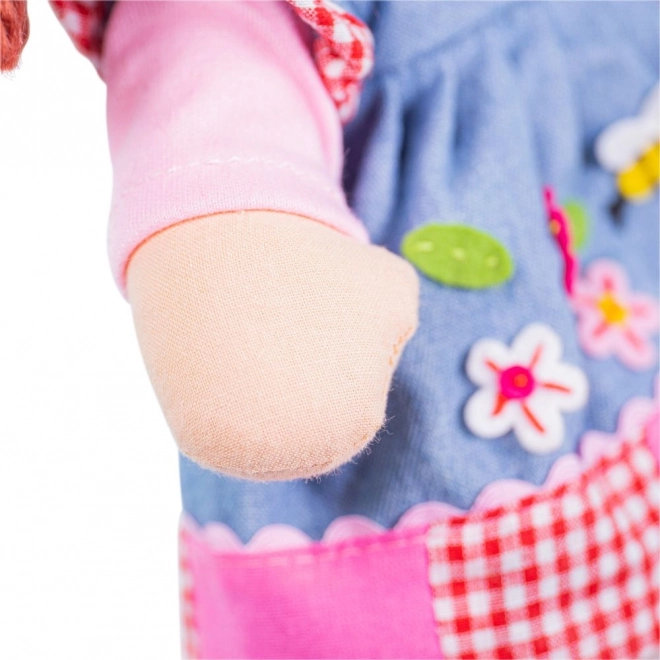 Poupée en tissu Melody de Bigjigs Toys 34 cm