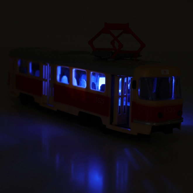 Tramway annonçant les arrêts