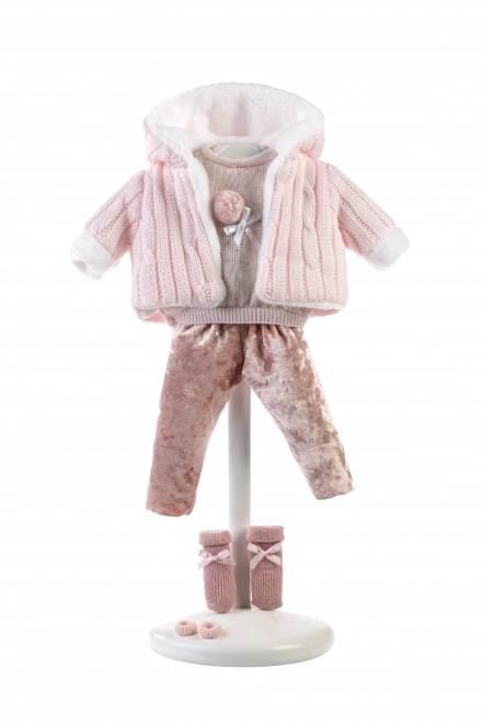 Llorens 385L LOLA - poupée réaliste avec sons et corps en tissu doux - 38 cm
