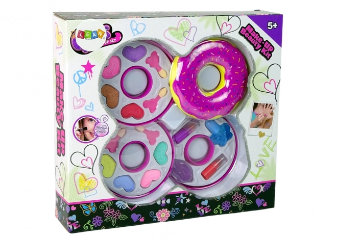 Palette de maquillage et rouge à lèvres pour enfants