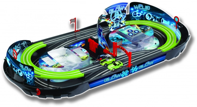 Circuit de voiture pliable éclairé 69x49,5x10,5 cm