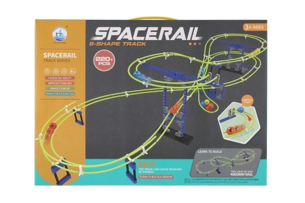 Piste de billes spacerail plastique 220 pcs dans boîte 39x28x7cm