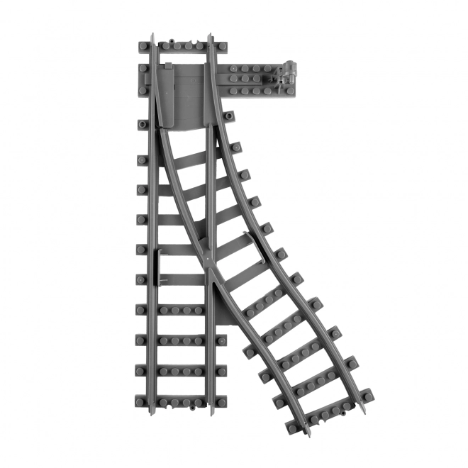 Jeu de construction BLOXO rails pour trains et tram RAPPA - aiguillage 2 pièces