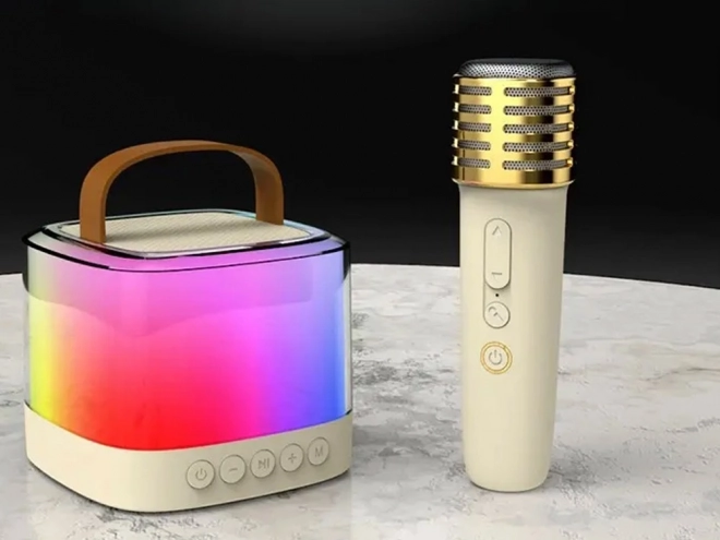 Microphone avec haut-parleur sans fil et Bluetooth
