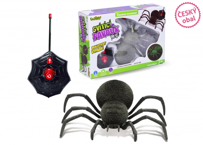 Araignée RC lumineuse 20 cm