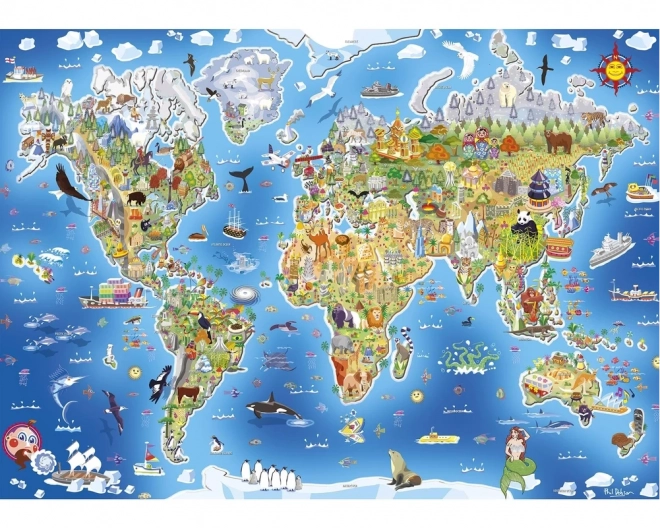Puzzle éducatif Notre monde 250 pièces