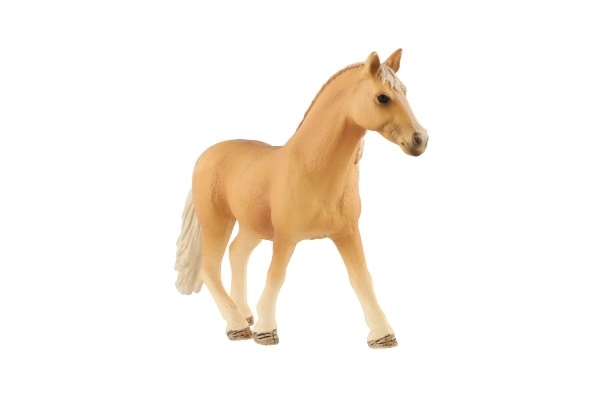 Cheval domestique palomino zooted en plastique 13cm dans un sachet