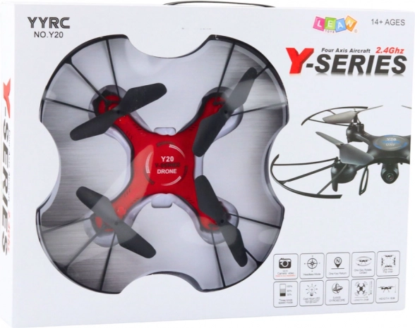 Drone avec effets LED rouge