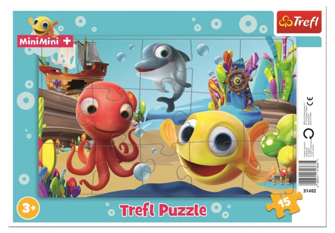 Puzzle pour enfants Poisson MiniMini 15 pièces
