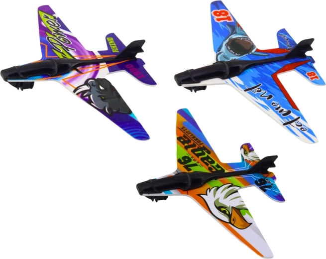 Avions multicolores