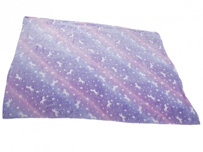Couverture lumineuse avec poneys 150x200 cm