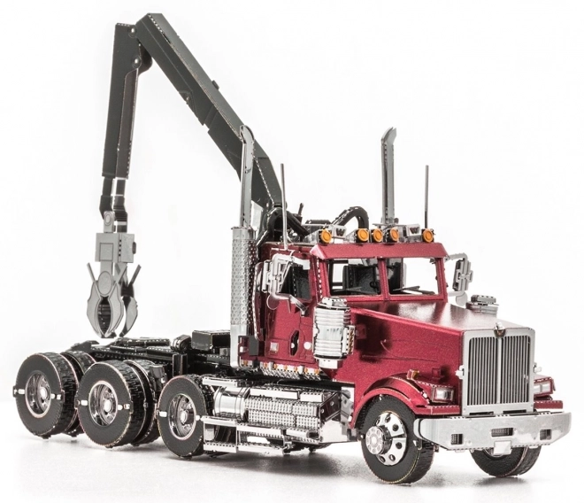 Modèle 3D Métallique Western Star 4900 avec grume