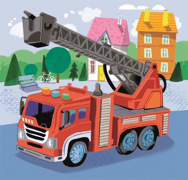 CLEMENTONI Puzzle Véhicules de secours 3x48 pièces