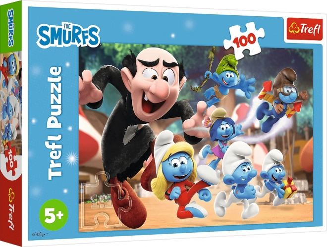 TREFL Puzzle Schtroumpfs : Leçon de Grand Schtroumpf 100 pièces