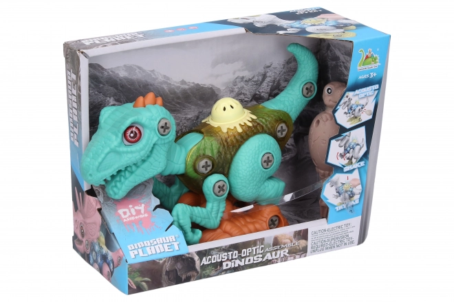 Dinosaure à visser avec effets 20 cm