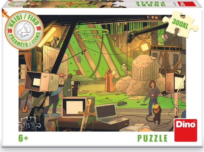 DINO Puzzle Trouvez 10 objets : Film XL 300 pièces