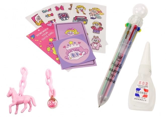 Gammes d'accessoires en cuir Notes Cuir Rose