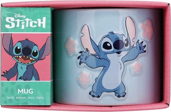 Tasse en céramique Stitch embossée