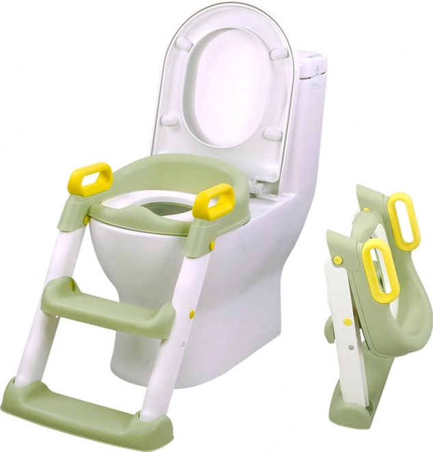 CHIPOLINO Siège de toilette avec échelle Skippy – vert