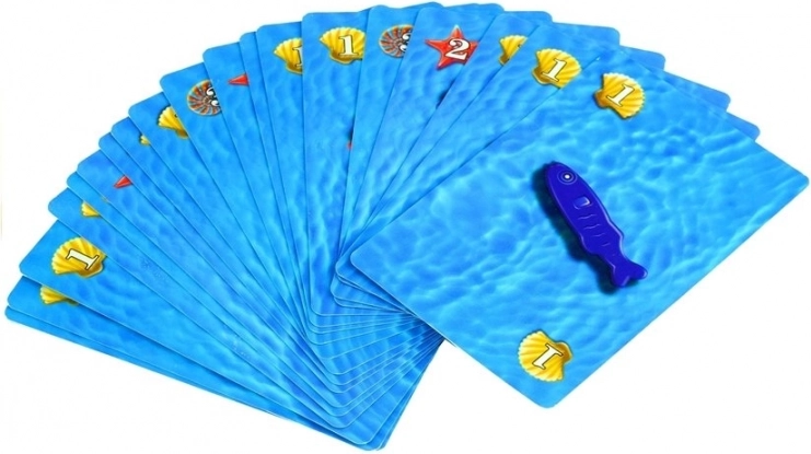 Cartes et poissons colorés pour apprendre en jouant