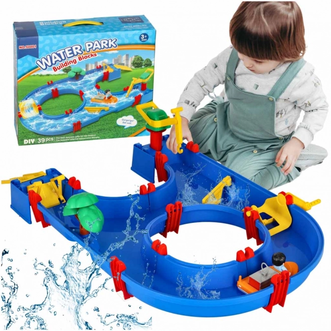 Circuit d'eau pour enfants - jouet 39 pièces