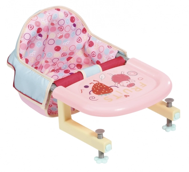 Chaise Haute Baby Annabell avec Fixation sur Table