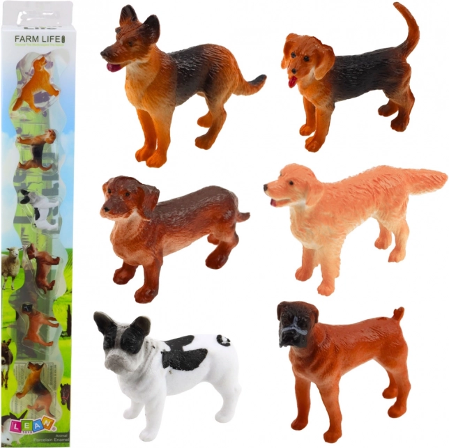 Ensemble de mini figurines de chiens