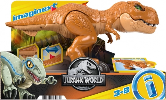 figurine imaginext jurassic world t-rex attaquant